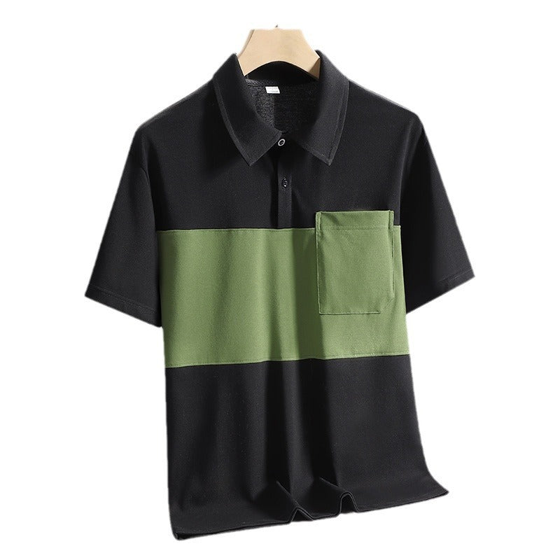"Arctic Luxe – Men’s Ice Silk Quick-Dry Polo"