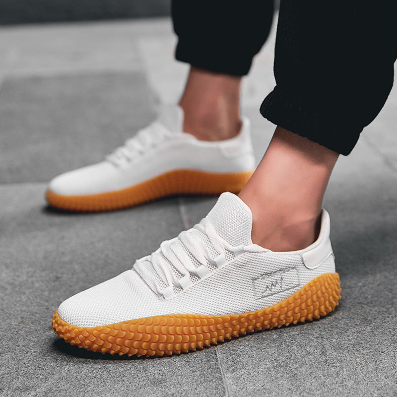 "PrestigeStride: Luxe Non-Slip Sports Sneakers for Men"