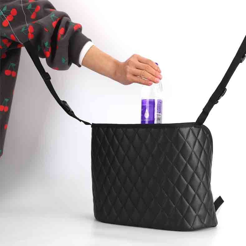 The Luxe Drive – Premium Car Seat Handbag & Storage Organizer