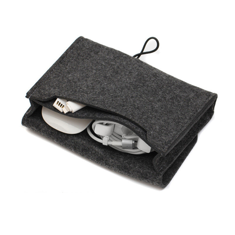 The Luxe Organizer – Felt Bedside Storage Bag with Anti-Slip Design