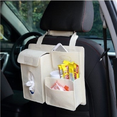 The Luxe Organizer – Felt Bedside Storage Bag with Anti-Slip Design