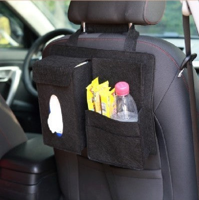 The Luxe Organizer – Felt Bedside Storage Bag with Anti-Slip Design