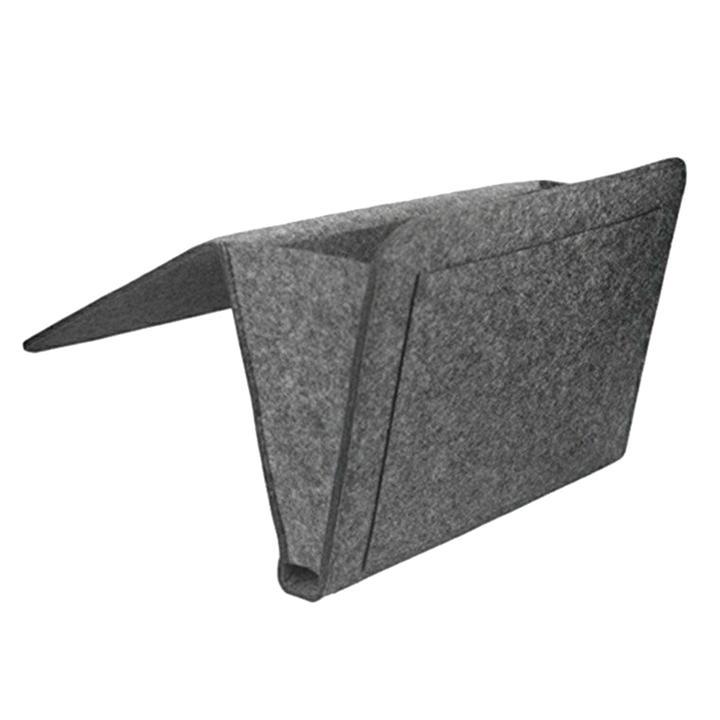 The Luxe Organizer – Felt Bedside Storage Bag with Anti-Slip Design
