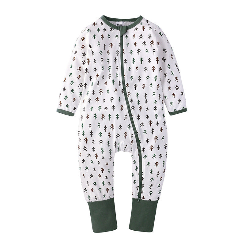 Luxury Cotton Baby Romper – Unisex, Long Sleeve