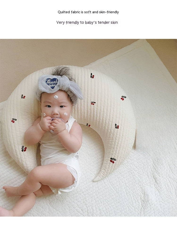 "LuxeRest™ Infant Support Cushion – U-Shape Pillow for Nursing & Sleep