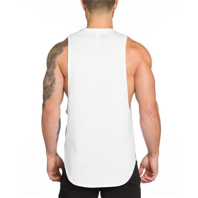 "EliteForm: Luxury Gym Tank Top for Strength & Style