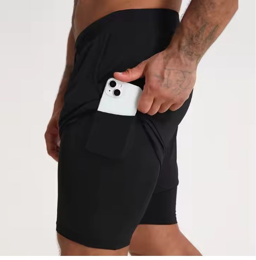 "EliteDry™ 2-in-1 Men’s Gym Shorts"