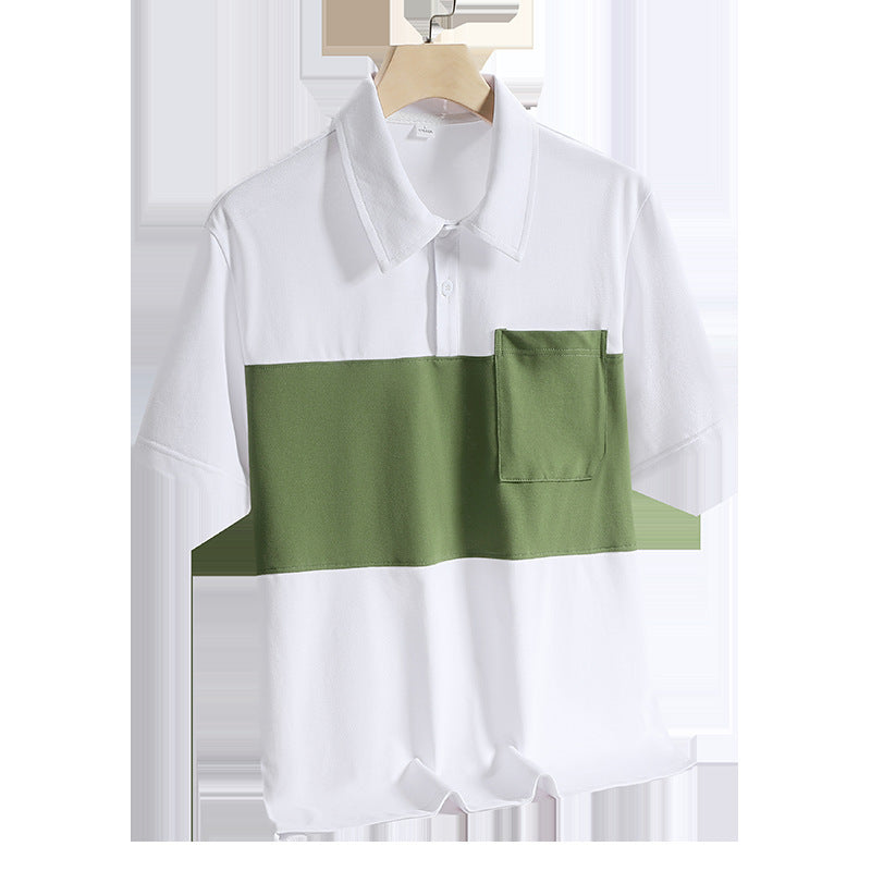 "Arctic Luxe – Men’s Ice Silk Quick-Dry Polo"
