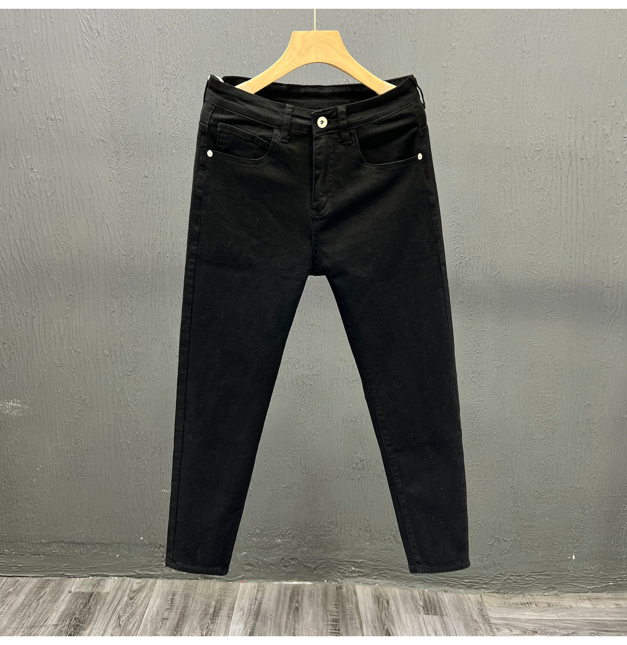 "Ivory Edge – Premium White Denim Trousers for Men"