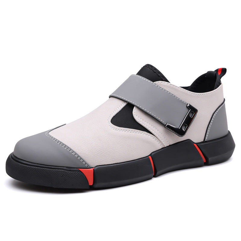 "PrestigeStep™ Men’s Leather Slip-On Comfort Shoes"