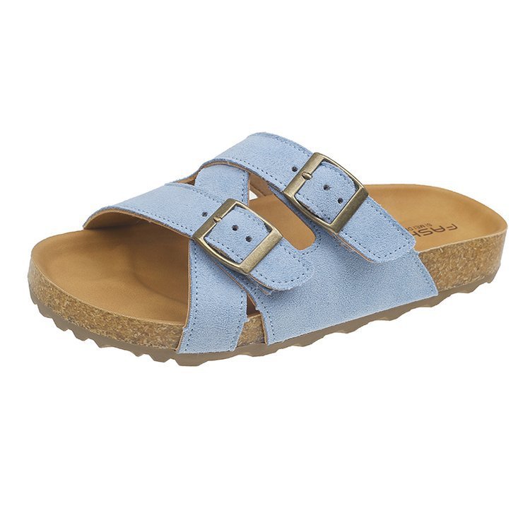 Elegance Elevated: Soft Leather Platform Slippers for Women