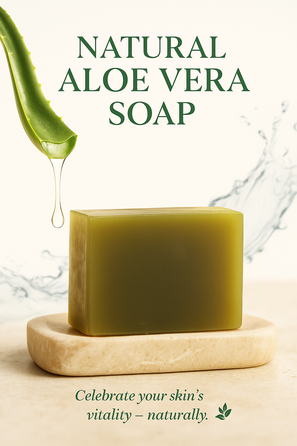 Aloe Vera Cleansing Essential Oil Moisturizing Handmade Soap