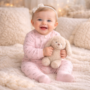 אוברול כותנה יוקרתי לתינוק – יוניסקס, שרוול ארוך