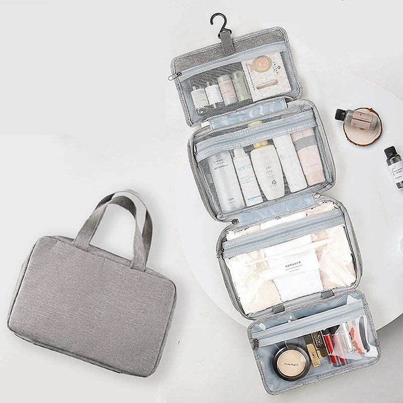 The Travel Luxe – Waterproof Hanging Toiletry Organizer