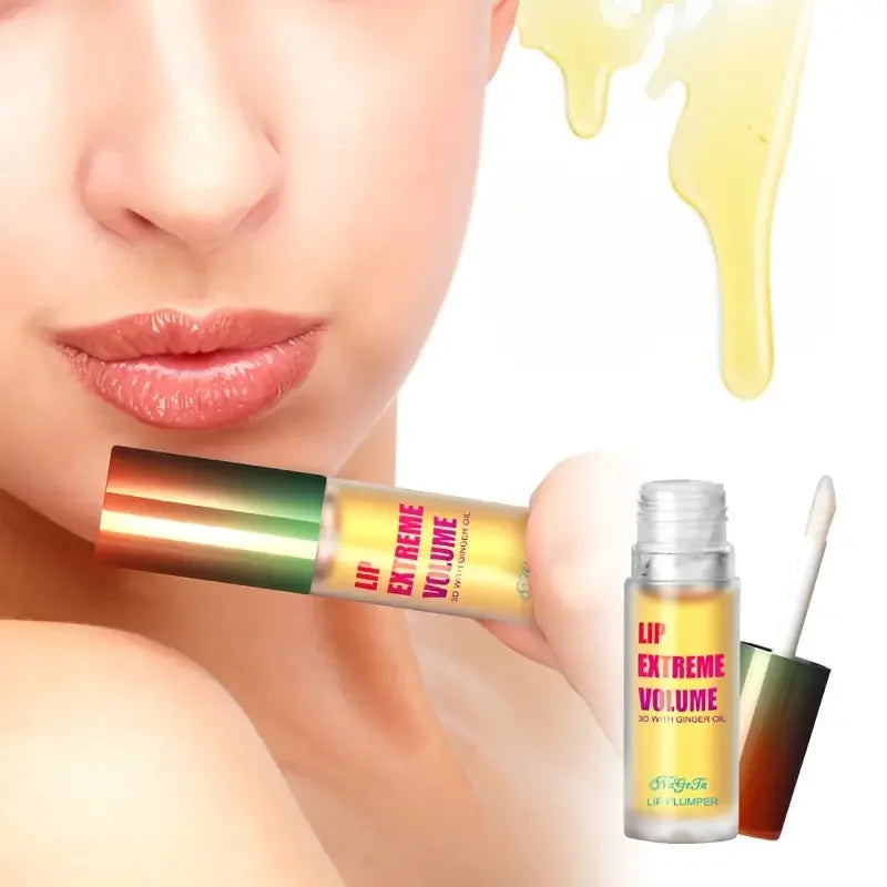Radiance Boost – Ginger & Mint Volumizing Lip Plumper Serum