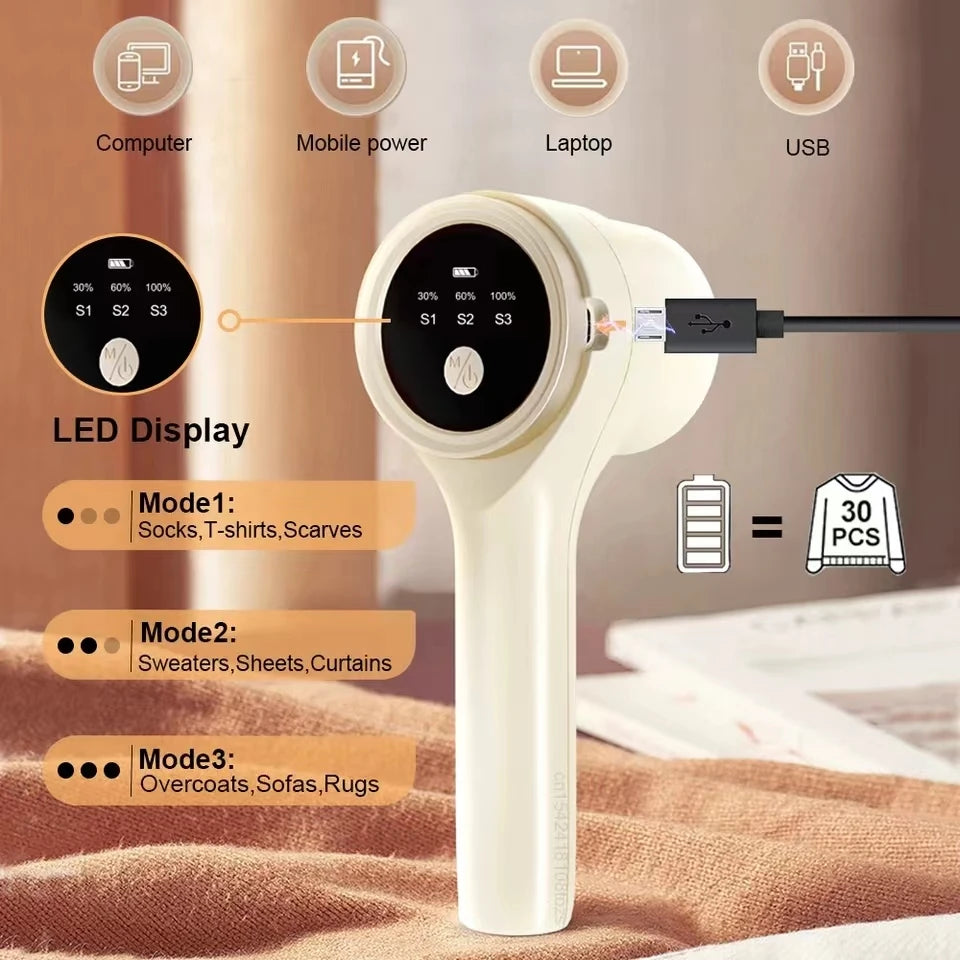 Silken Finish – Premium Electric Lint & Fluff Remover