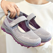 Stride in Style – Luxe Velcro Walking Shoes for Women