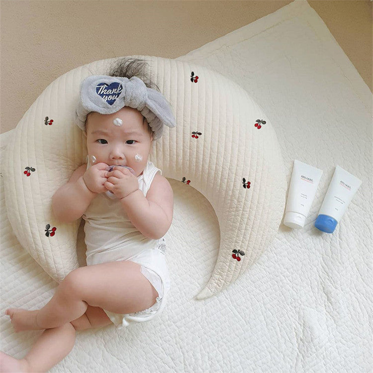 "LuxeRest™ Infant Support Cushion – U-Shape Pillow for Nursing & Sleep