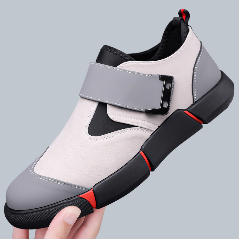 "PrestigeStep™ Men’s Leather Slip-On Comfort Shoes"