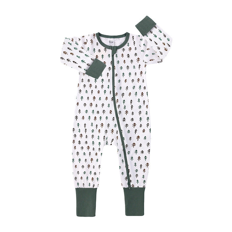 Luxury Cotton Baby Romper – Unisex, Long Sleeve