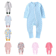 Luxury Cotton Baby Romper – Unisex, Long Sleeve