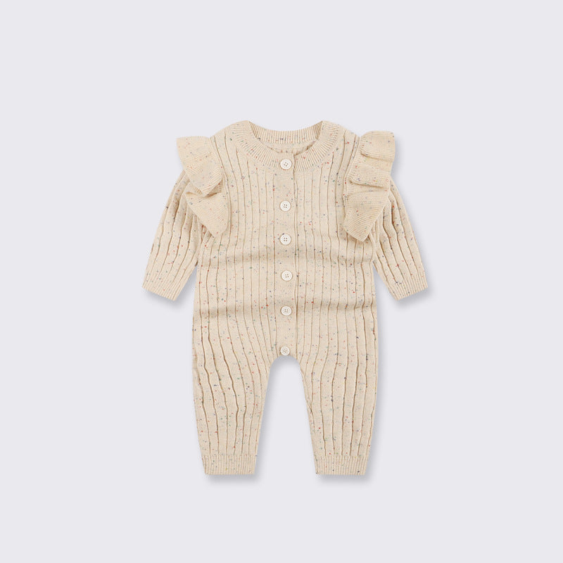 Premium Knit Romper – Cozy Autumn Babywear