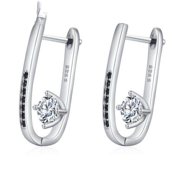 Simple All-matching Graceful Design U-shaped Earrings - Image 4