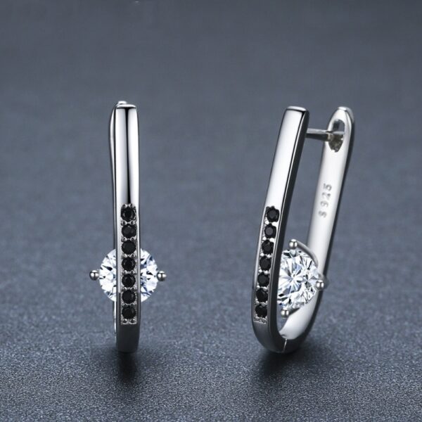 Simple All-matching Graceful Design U-shaped Earrings - Image 5