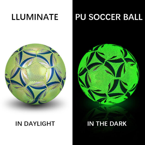 Luminate Soccer Practice Football Glowing Training Ball - Image 2