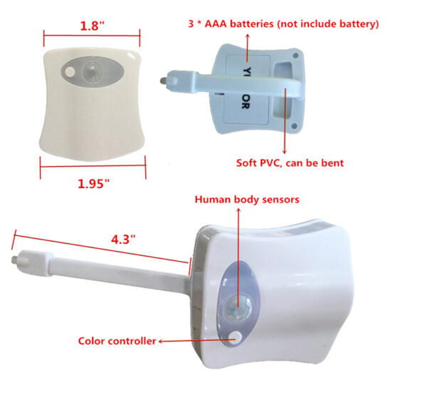 Toilet Induction LED Night Light - Image 4