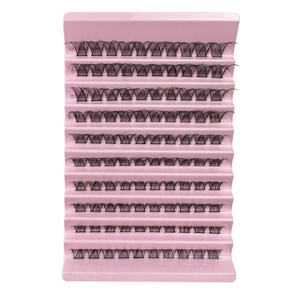 Ten Rows Of Natural Curling Mixed Length DIY Cluster Individual False Eyelash Segment False Eyelashes - Image 6